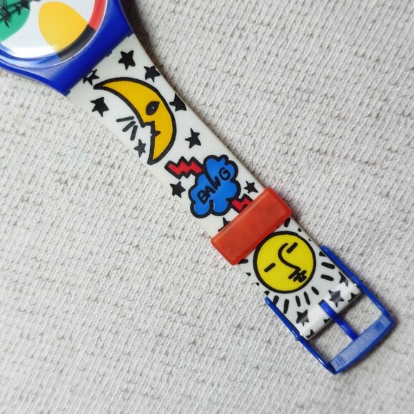 Swatch GN134 Space People Unisex Watch Jean-Charles de Castelbajac Vintage 1990s - Picture 6 of 10